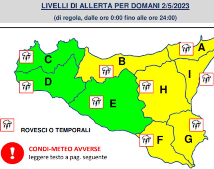 Allerta Gialla Per Maltempo In Sicilia Temporali Anche A Ragusa